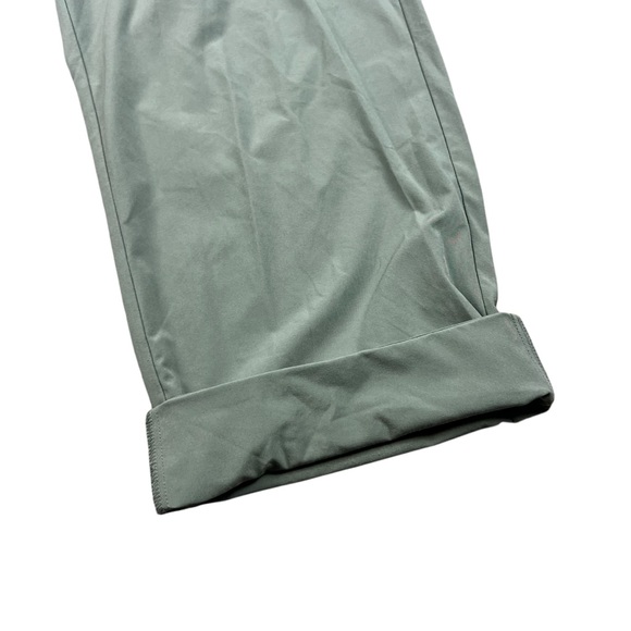 Athleta Tribeca Utility Crop High Rise Straight Leg Pants Sage Green Size 8 - Picture 4 of 10